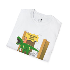 Funny Dinosaur Bathroom Humor T-Shirt