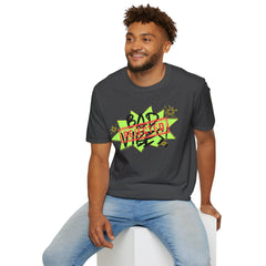 Bad Vibes Rejected T-Shirt — Neon Streetwear Graphic Tee