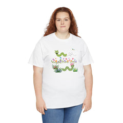 Cute Garden Worm Whimsical Springtime Tee
