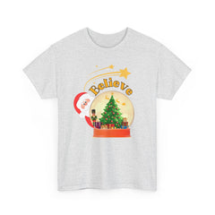 I Believe Christmas Unisex Heavy Cotton Tee