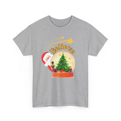 I Believe Christmas Unisex Heavy Cotton Tee