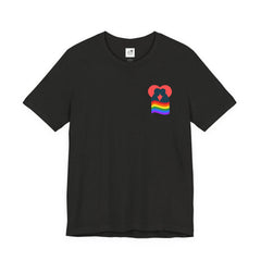 Pride Heart Tee 1— Rainbow Heart Graphic T-Shirt