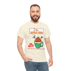 I'm Really Fine Tee — Cute Elf in a coffee cup Graphic T-Shirt