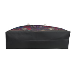 Gothic Skull & Rose Weekender Bag — Monogram 'R' Travel Tote