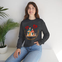 “Not All Family Members Walk on Two Feet” Pet-Loving Graphic Crewneck Sweatshirt