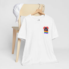 Pride Heart Tee 1— Rainbow Heart Graphic T-Shirt
