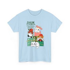 Christmas Cats T-Shirt — Cute Holiday Kitty Gift Tee (Chillin’ with My Felines)