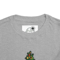 Toddler Tee — Cute Christmas Family Pets Under Festive Tree Holiday Shirt