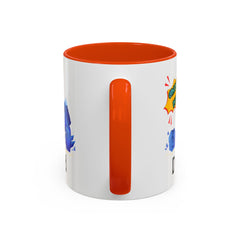 Dad Coffee Mug — "Crushin' SH!t" Blue Rock Gamer Mug (11oz & 15oz)