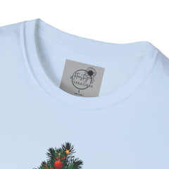 Christmas Australian Shepherd Dogs T-Shirt — Festive Tree & Presents Holiday Tee