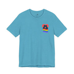Pride Heart Tee 1— Rainbow Heart Graphic T-Shirt