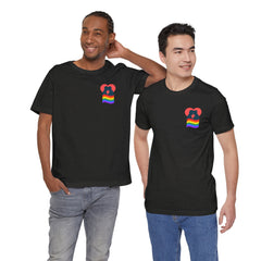 Pride Heart Tee 1— Rainbow Heart Graphic T-Shirt