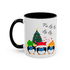 Coffee Mug Penguin Singing Design 11, 15oz