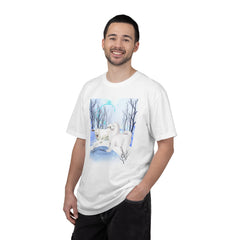 Winter Wonderland Samoyed T-Shirt — Holiday Dog Lover Tee