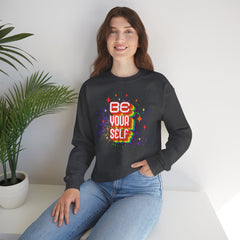 Be Yourself Rainbow Crewneck Sweatshirt