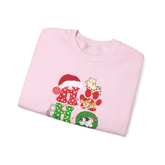 Christmas Ho Ho Ho Pet Lovers Crewneck Sweatshirt