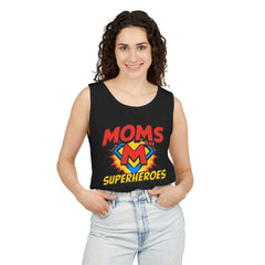 Mom’s Superheroes Tank Top Comic Book Style Shirt