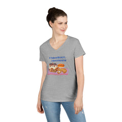 "If I bake it I'll EAT IT... I don’t KNEAD it", Baking Humor V-Neck Tee