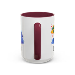 Dad Coffee Mug — "Crushin' SH!t" Blue Rock Gamer Mug (11oz & 15oz)