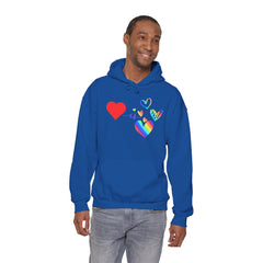 Love is Universal Unisex Heavy Blend™ Hooded Sweatshirt