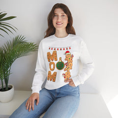 Gingerbread MOM and Her Crew Christmas Crewneck Sweatshirt