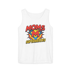 Mom’s Superheroes Tank Top Comic Book Style Shirt