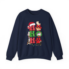 Christmas Ho Ho Ho Pet Lovers Crewneck Sweatshirt
