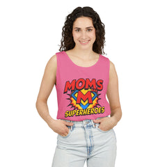 Mom’s Superheroes Tank Top Comic Book Style Shirt