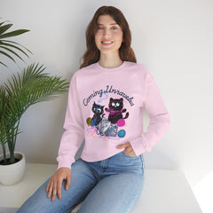 Cute Kittens with Yarn Coming Unraveled Cat Crewneck Sweatshirt