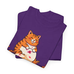 "I Want Some Jelly In My Belly"T-Shirt — Cute Cat Donut Design