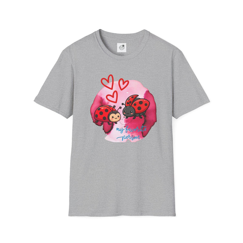 Ladybug Love T-Shirt — My Favorite Person Cute Couple Ladybugs with Hearts Valentine Tee