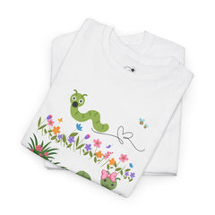 Cute Garden Worm Whimsical Springtime Tee