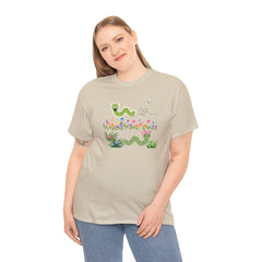 Cute Garden Worm Whimsical Springtime Tee