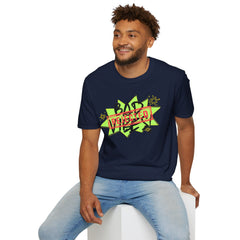 Bad Vibes Rejected T-Shirt — Neon Streetwear Graphic Tee