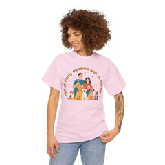 "Not all family members walk on two feet" Dog Lover Family T-Shirt