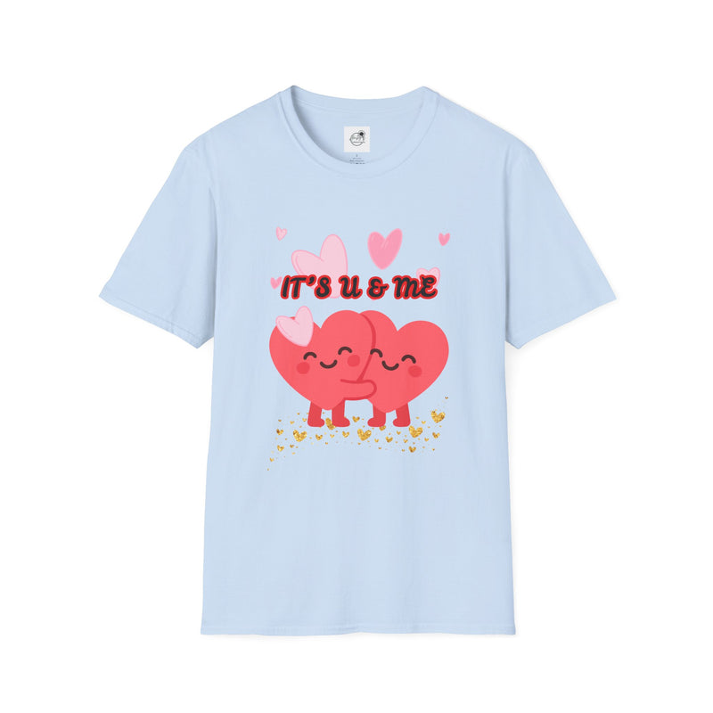 Valentine 'It's U & Me' Heart Couple T-Shirt