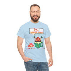I'm Really Fine Tee — Cute Elf in a coffee cup Graphic T-Shirt