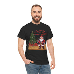 Santa “ho-ho-ho and a bottle of Rum…CRAP” Holiday Tee shirt