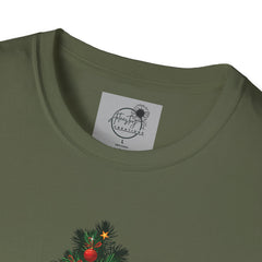 Christmas Australian Shepherd Dogs T-Shirt — Festive Tree & Presents Holiday Tee