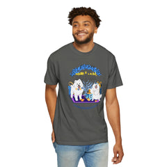 Hanukkah Dog T-Shirt — Cute Menorah & Dreidel Holiday Tee