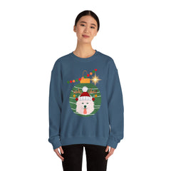 Christmas Theme Unisex Heavy Blend™ Crewneck Sweatshirt Customizable