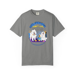 Hanukkah Dog T-Shirt — Cute Menorah & Dreidel Holiday Tee