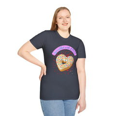 Sprinkled With Love Heart Donut Graphic Tee