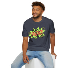 Bad Vibes Rejected T-Shirt — Neon Streetwear Graphic Tee