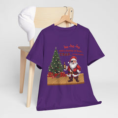 Santa “ho-ho-ho and a bottle of Rum…CRAP” Holiday Tee shirt