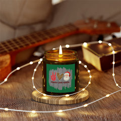 Christmas Scented Candles, Coconut Apricot Wax (4oz, 9oz)