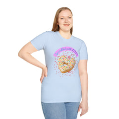 Sprinkled With Love Heart Donut Graphic Tee