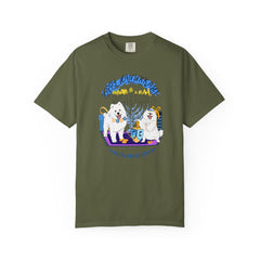 Hanukkah Dog T-Shirt — Cute Menorah & Dreidel Holiday Tee