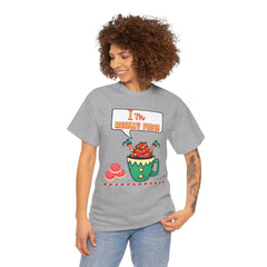 I'm Really Fine Tee — Cute Elf in a coffee cup Graphic T-Shirt