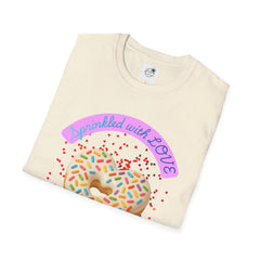 Sprinkled With Love Heart Donut Graphic Tee